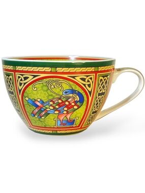 Celtic Peacock Tea Cup Coffee Mug Bone China Royal Tara  Ireland Irish Gift